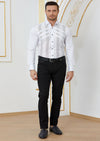 White 'Milano' Lace Shirt