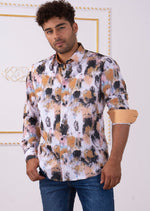 Brown "Day Dream" Print Shirt