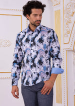 Navy "Day Dream" Print Shirt