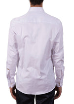 White Micro Square Lace Shirt