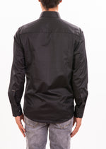 Black Geometrical Print Shirt