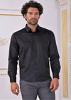 Black Geometrical Print Shirt