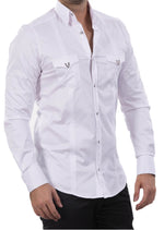 White Pocket Micro Square Shirt