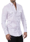 White Pocket Micro Square Shirt