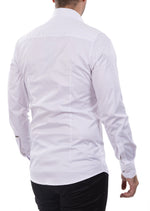 White Pocket Micro Square Shirt