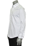 White Tuxedo Embroidery Shirt