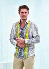 Yellow Snake Print Shirt