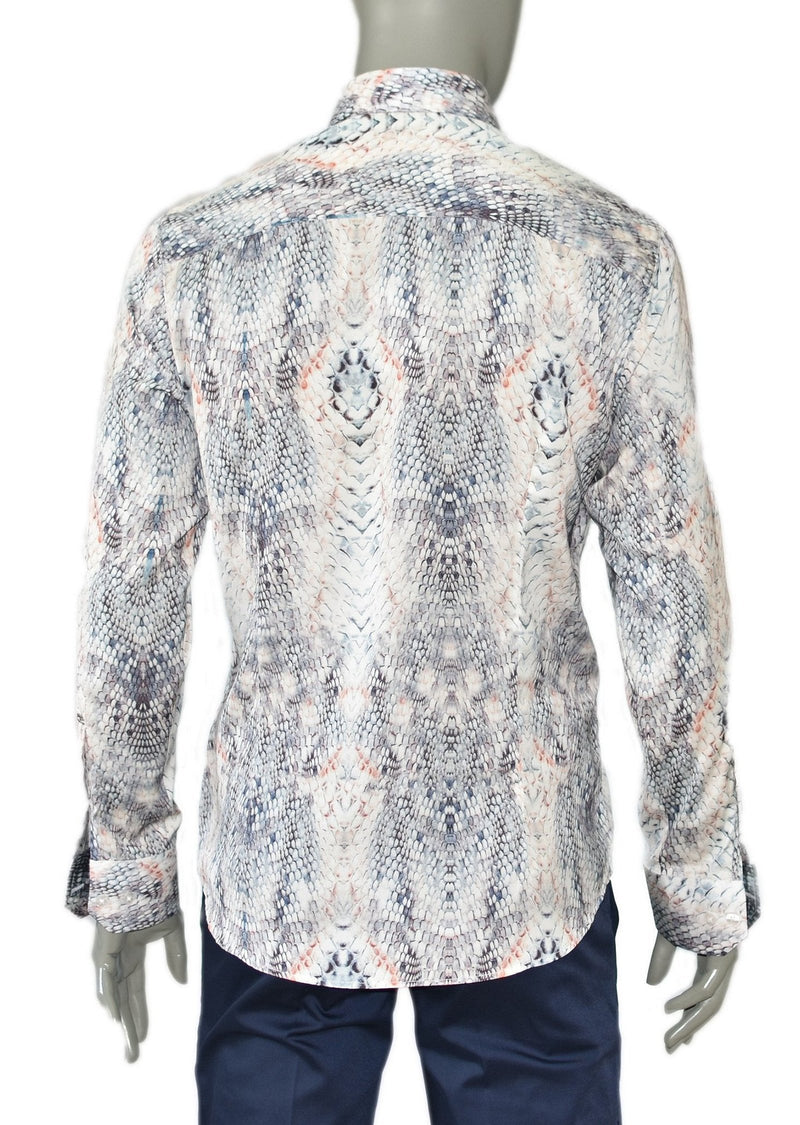 Yellow Snake Print Shirt
