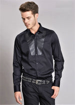 Black Rhinestone Luxury Shirt