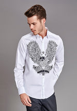 White Angel Wings Long Sleeve Shirt