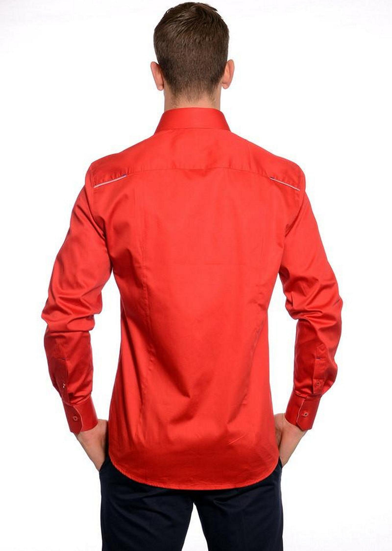 Red Vegas Long Sleeve Shirt