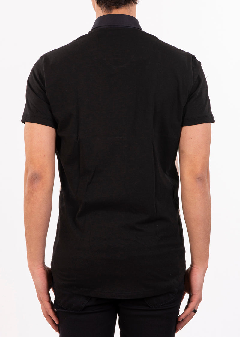 Black Gold "Gothic" Short Sleeve Shirt