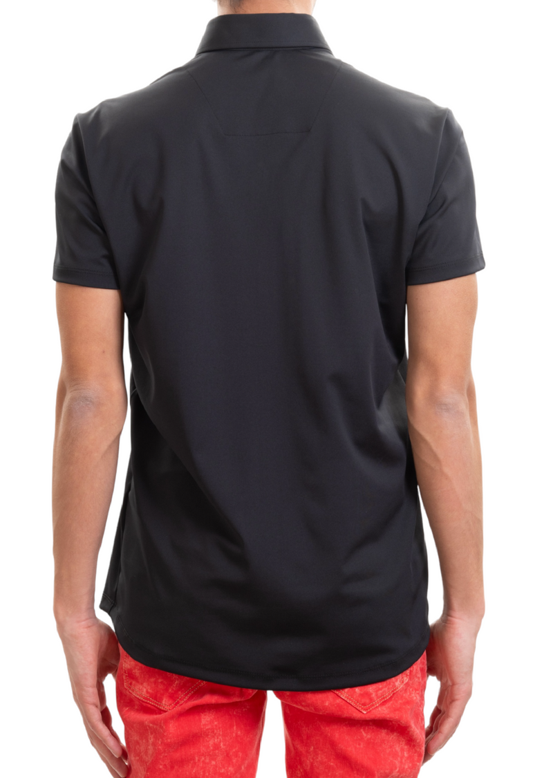 Black Luxe Performance Active Shirt