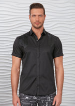 Black Shoulder Detailed Shirt