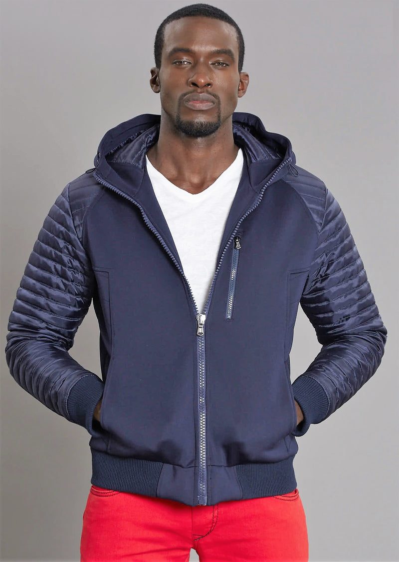 Navy New York Puffer Jacket