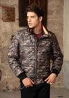 Green Camouflage Puffer Jacket