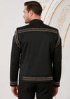 Black Gold "Luxe" Studded Jacket