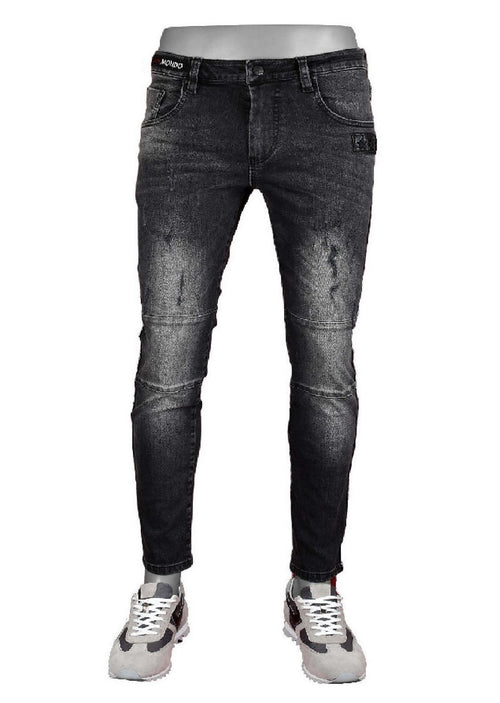 Black Side Stripe Slim Fit Jeans