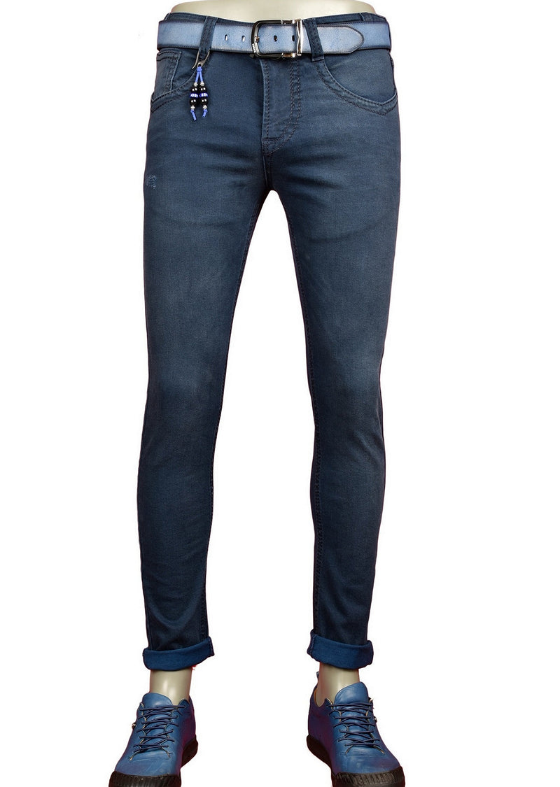 Blue Slim Straight Fit Jeans