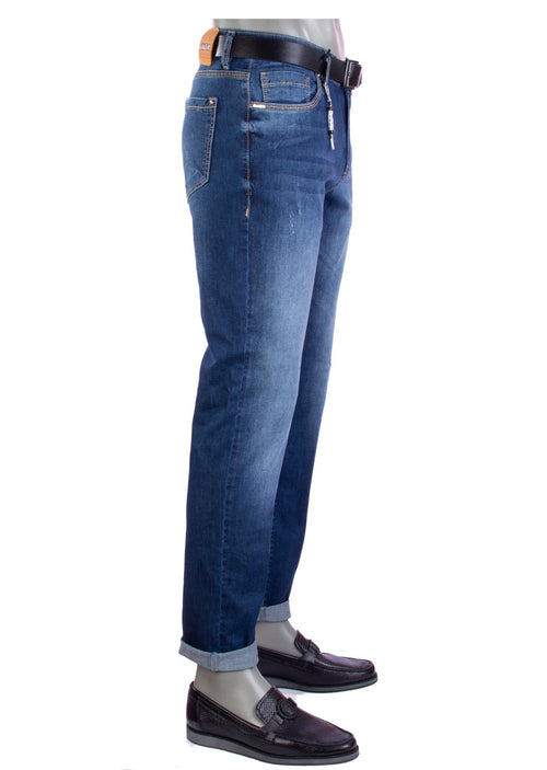 Blue "Rodeo" Slim Fit Straight Jeans