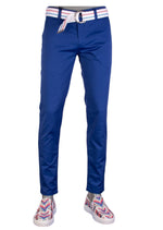 Blue Tech Stretch Slim Fit Pants