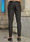Dark Gray Side Pocket Studded Pants