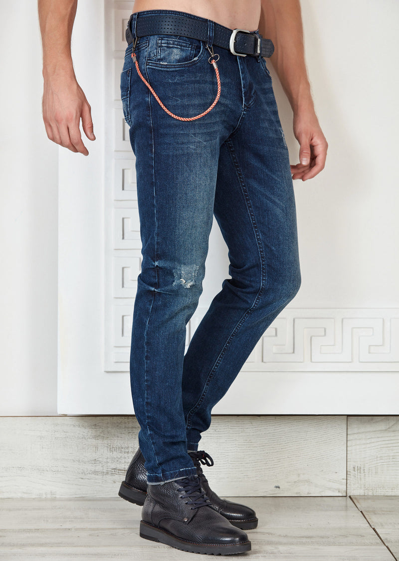 Dark Blue "Sunset" Slim Fit Jeans