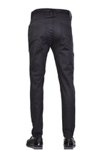 Black Studded Stretchy Zipper Pants