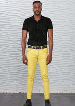 Yellow Luxe Slim Fit Jeans