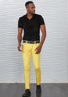 Yellow Luxe Slim Fit Jeans
