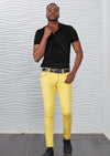 Yellow Luxe Slim Fit Jeans