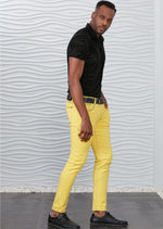 Yellow Luxe Slim Fit Jeans