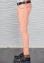 Orange Luxe Slim Fit Jeans