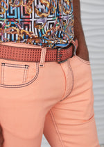 Orange Luxe Slim Fit Jeans