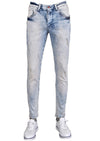 Blue Colored Side Zipper Jeans