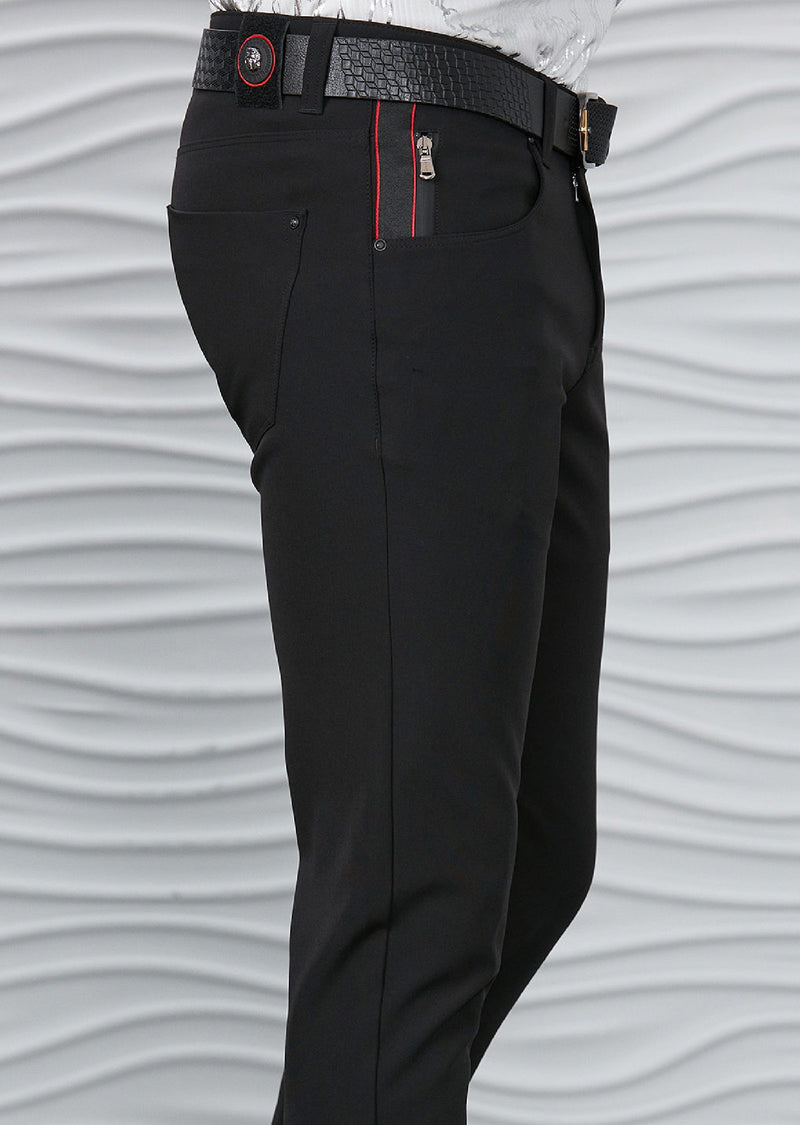 Black Ribbon Tech Stretchy Pants