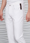White Ribbon Tech Stretchy Pants