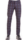 Navy "Nyc" Plaid Stretch Pants