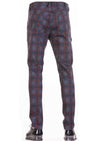 Navy "Nyc" Plaid Stretch Pants