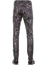 Black Silver "Alphabet" Luxe Pants