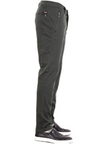 Green Performance Side Zipper Pants