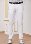 White "Star Studded" Stretchy Pants