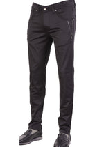 Black Side "V-Zipper" Tech Pants