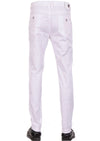 White "V-metal" Tech Pants