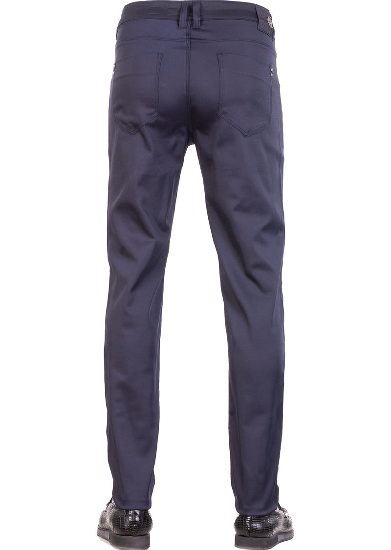 Navy "The Buckle" Tech Pants
