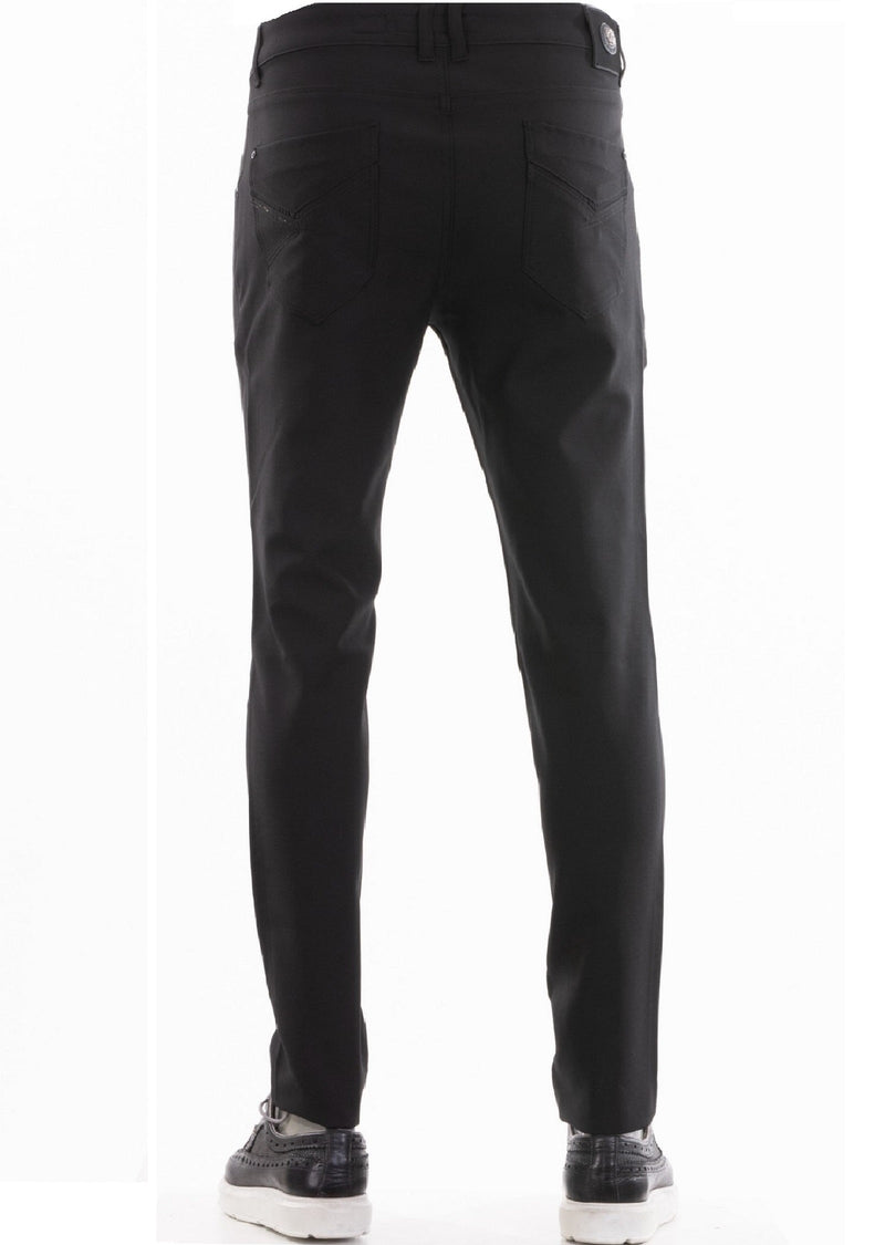 Black Micro D-ring Tech Pants