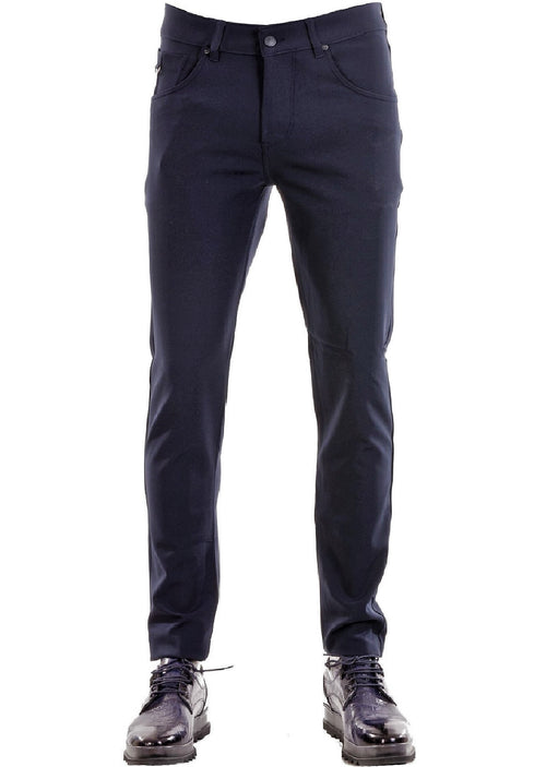 Navy Micro D-ring Tech Pants