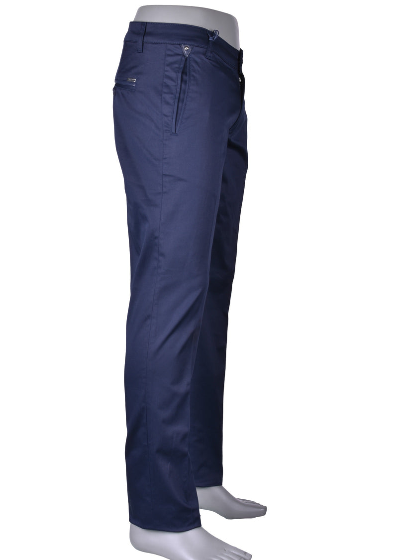 Navy "Soho" Five Pocket Stretch Pants