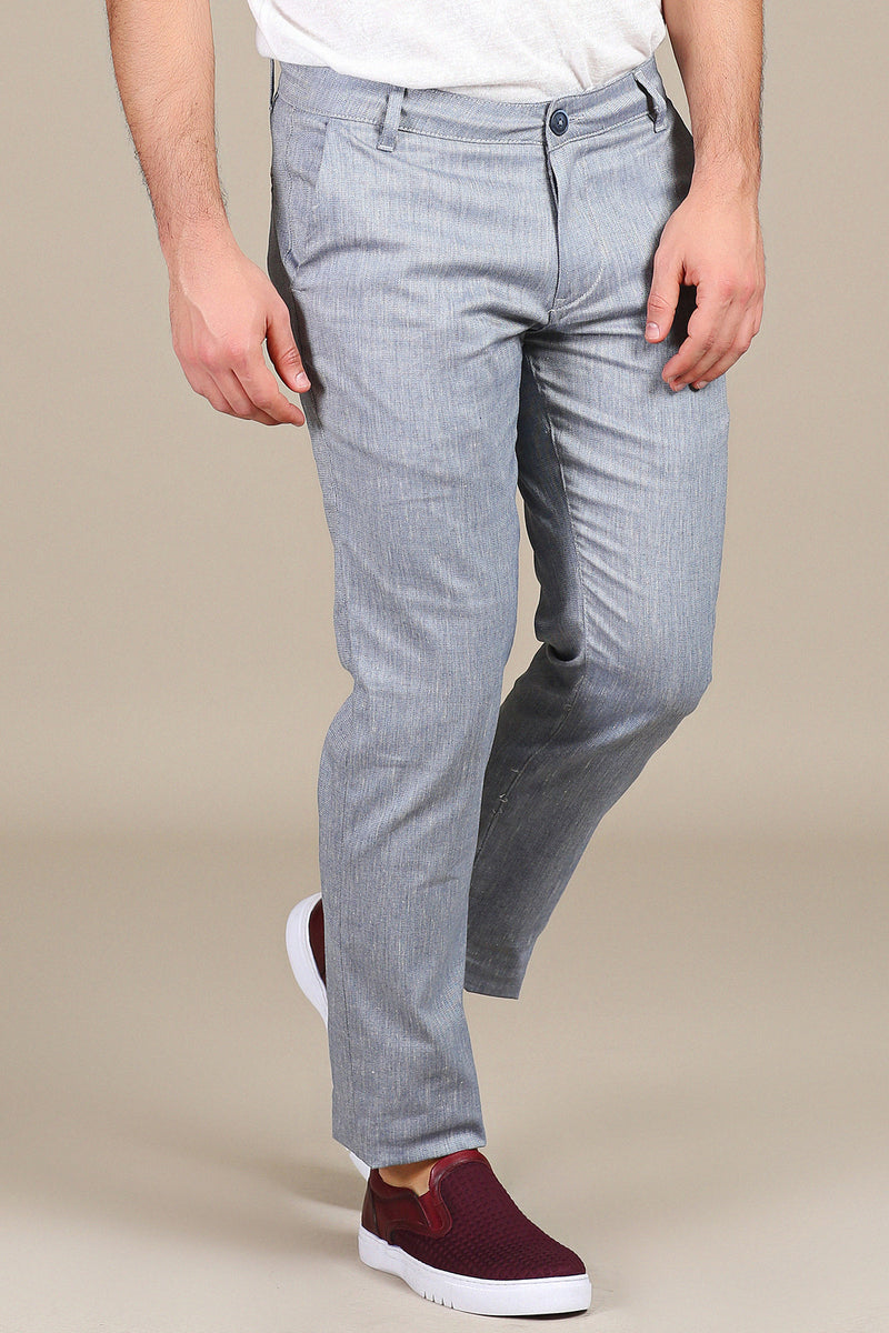 Light Blue Stretch Pants