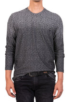 Black Gray "Boomerang" Sweater